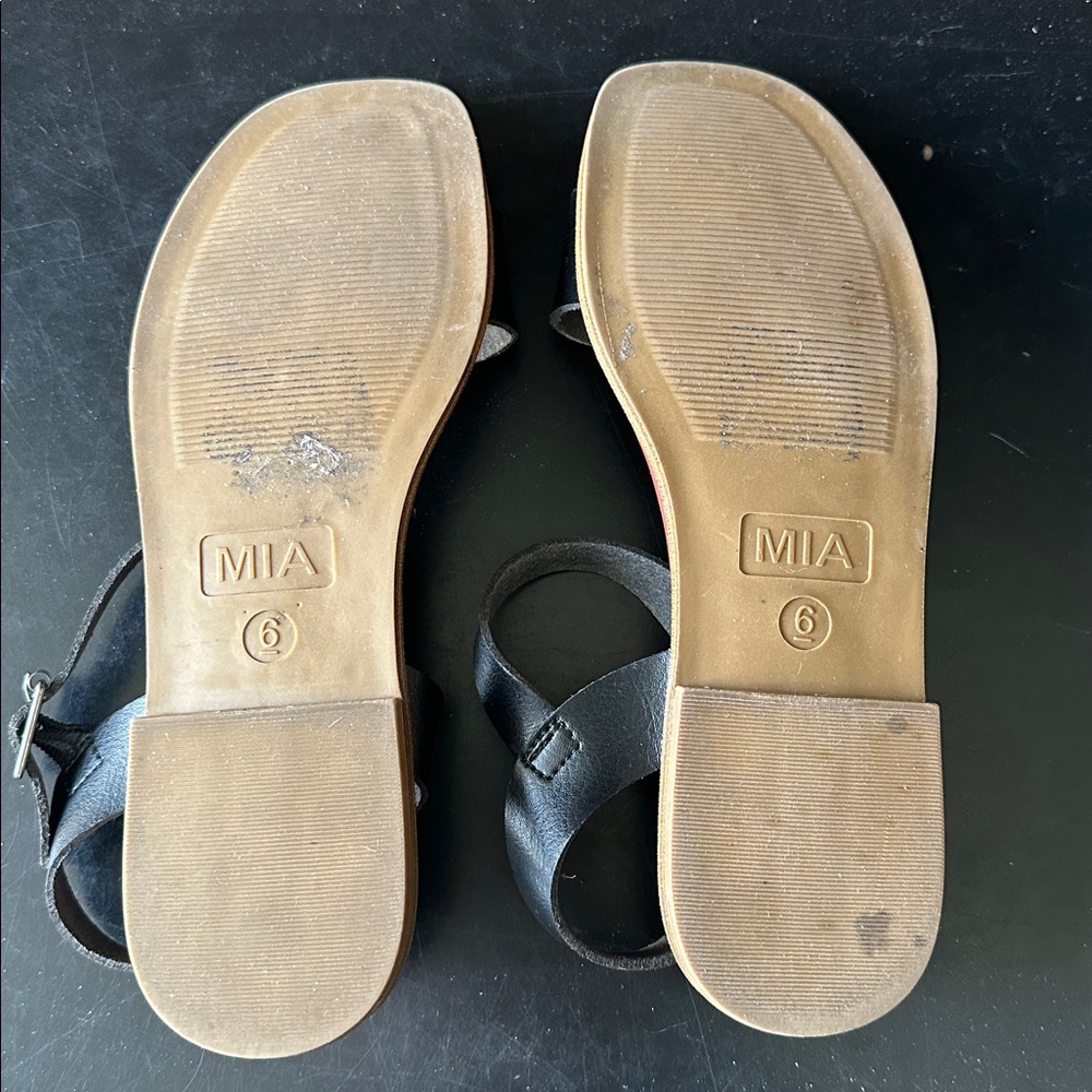 MIA Black Sandals - Picture 4 of 8